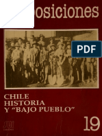 (2) Salazar,G (1990)Chile,Historia y Bajo Pueblo