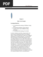 Basic Cost Concepts Learning Objectives: Lobusz Ublishing