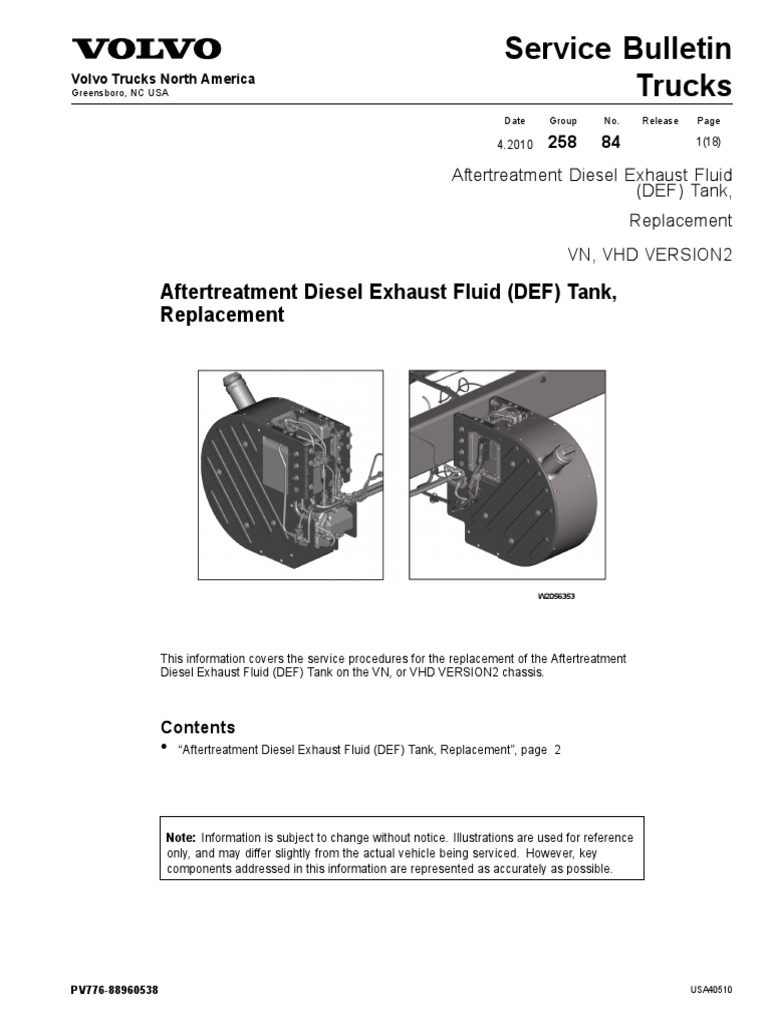 Def Tank Replacement volvo Electrical Connector Vehicles
