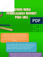 Definisi Media Pembelajaran Menurut para Ahli