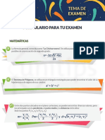 Fórmulas Examen UNAM