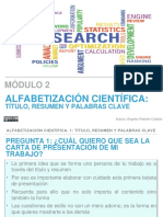 Alfabetización Científica