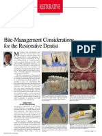 Clayton A Chan DDS DentistryToday BiteManageforRestorativeDentist Jan2008 PDF