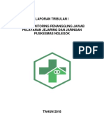 Laporan Monitoring Tribulan 1 Jejaring