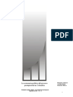 La Economía Política Del Proceso Presupuestal en Colombia. Cardenas