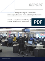 Indian Newspapers' Digital Transition PDF