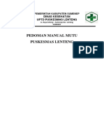 Manual Mutu KU PKM Lenteng