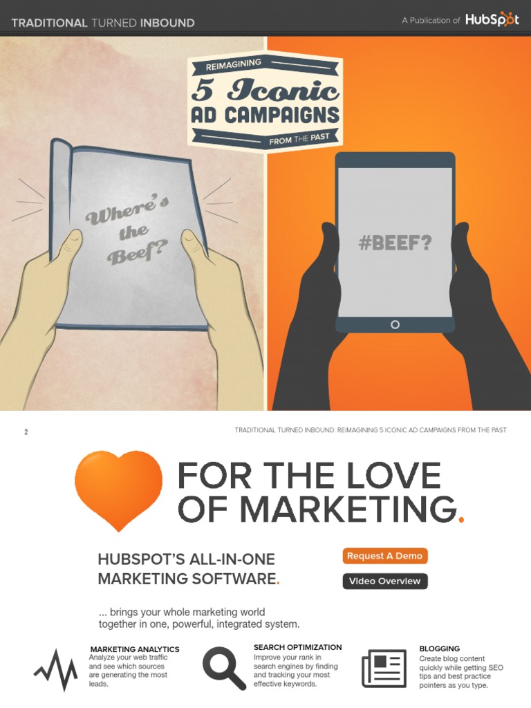 Transforming Iconic Ads for Inbound Marketing | PDF | Advertising ...
