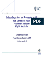 Slide_Subsea Separation and Processing of Oil, Gas & Produced Water RICE