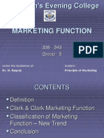 Marketing Functions