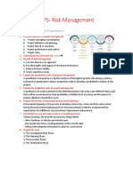 TIPS-Risk Management: Section A Answer Any 8 Questions