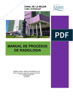 Manual de Procesos Del Servicio de Radiologia