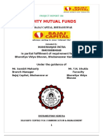 Equity Mutual Funds Project