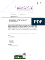 Single Skin Profile Sheets Manufacturers&Suppliers in UAE - A To Z STEEL