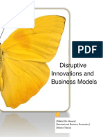 Disruptive Innovations and Business Models: (Mikkel Bo Hansen) (International Business Economics) (Master Thesis)
