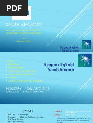 Saudiaramcopresentation 161202062705 Oil Refinery Petroleum