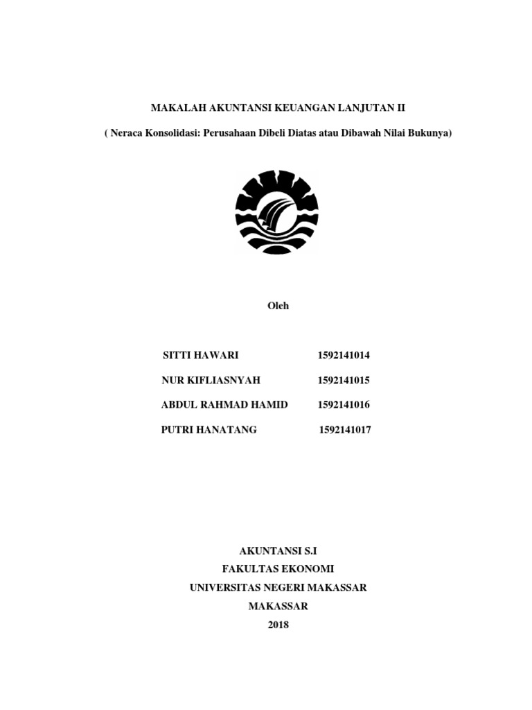 Makalah Akuntansi Keuangan Lanjutan 2 1 Docx