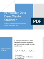 Kuliah 11 - Pemodelan Data Deret Waktu Stasioner