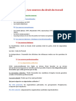 01 - Sources Du Droit Du Travail