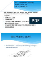 Aerodynamic Profiling