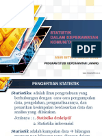 Distribusi Frekuensi Data Penduduk Laki-Laki Umur 50 Tahun ke Atas