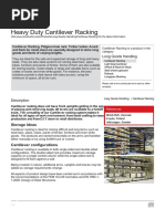 Constructor Cantilever Racking