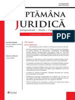 Revista Saptamana Juridica PDF