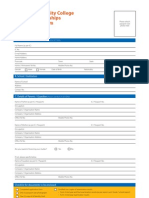 A-Level Scholarships Application Form