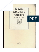 Aristoteles - Hamdi Ragip Atademir-Topikler PDF