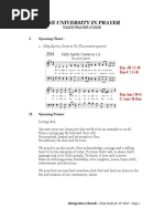 Taizé Prayer Flow Guide | PDF | Religious Behaviour And Experience ...