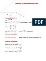 Triunghi Oarecare Dreptunghic Echilateral