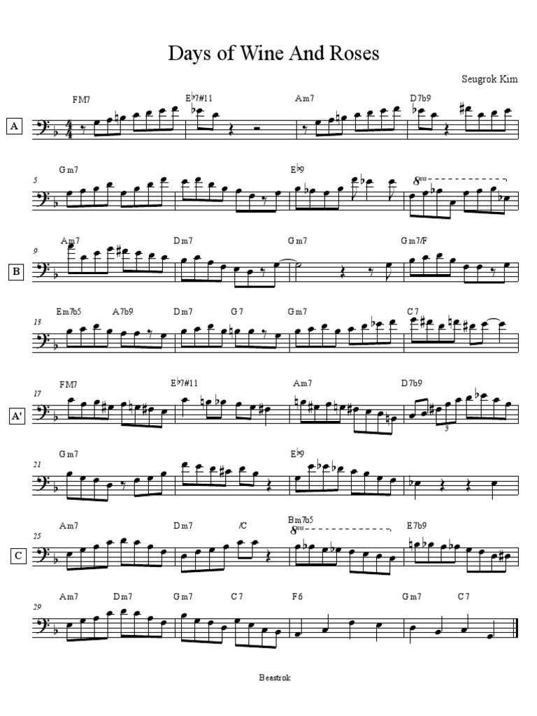 Days of Wine And Roses bass solo 1.pdf