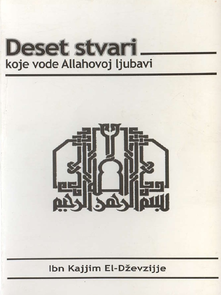 Bs Deset Stvari Koje Vode Allahovoj Ljubavi PDF | PDF