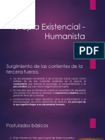 Terapia Existencial - Humanista