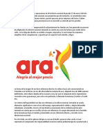 Ara, Estrategia de Marketing