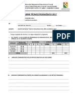 Informe Tecnico Pedagogico 2017