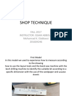 Shop Technique: FALL 2017 Instructor: Issam Abboud Mohannad K. Elabbassi 201604246
