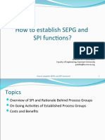 How To Establish SEPG and SPI Functions?