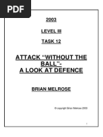 Defence - Brian Melrose 2003