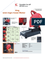 Powerful Cutting With High Power Motor: Portable Cut-O MT242