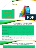 Costeo Directo y Costeo Absorción