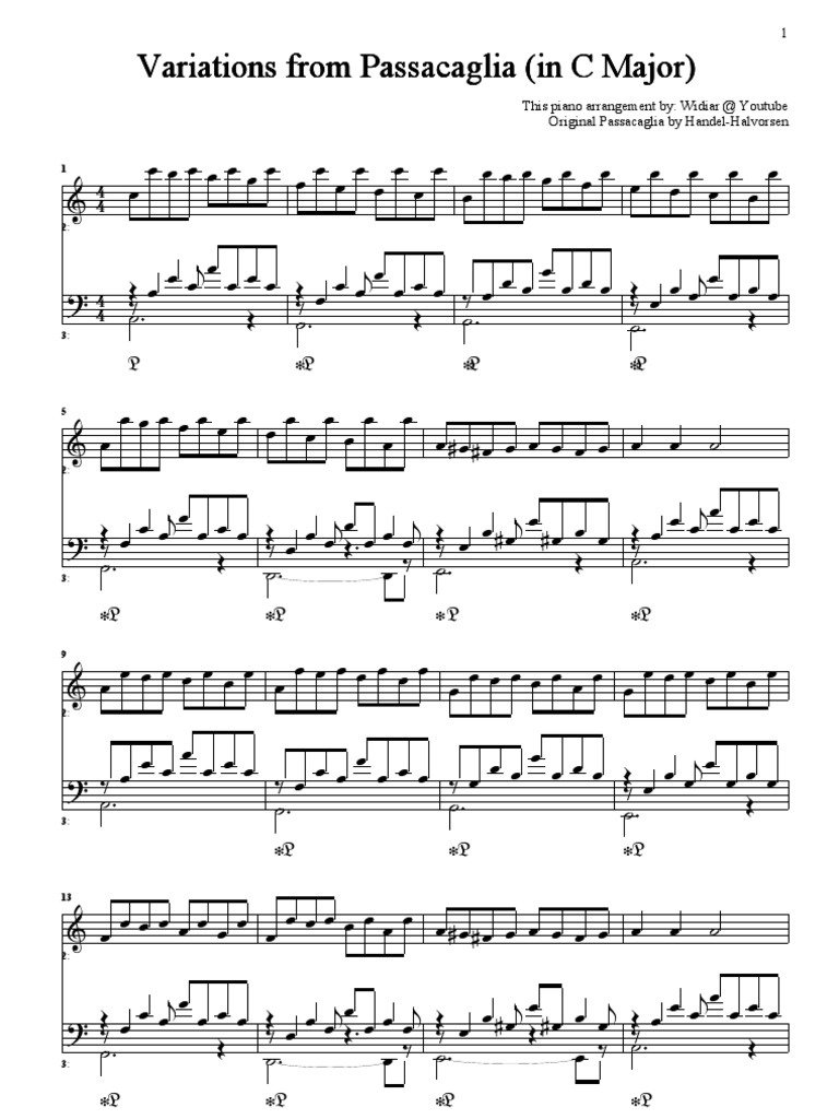 Variations From Passacaglia Halvorsen Social Software Cross Platform Software