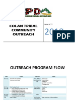 Colan Tribal Community Outreach: March 22