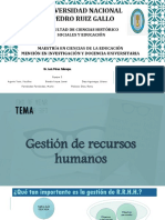 Gestión de RRHH en Educación