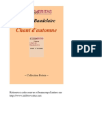 Chant D Automne Charles Baudelaire PDF