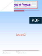 Determining Degrees of Freedom and Mobility of Mechanisms