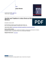 Apolitia and Tradition in Julius Evola A PDF