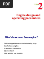 Engine Design and Operating Parameters: Topic