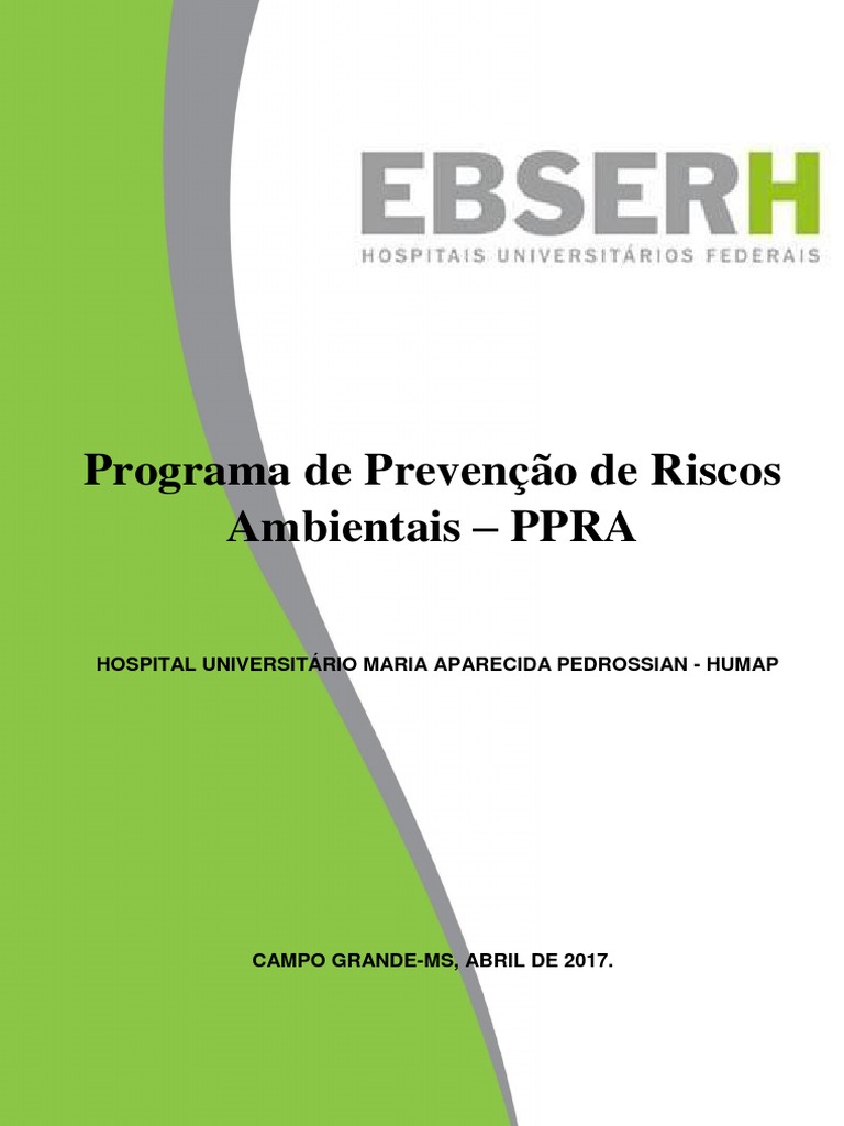 PPRA: Prevenção de Riscos Ambientais | PDF | Ambiente natural | Hospital