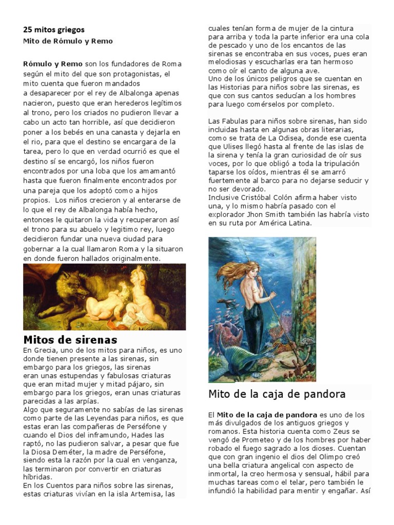 Resumen Del Libro Mitos Griegos Rincon Del Vago 25 Mitos Griegos | PDF | Aquiles | Minotauro